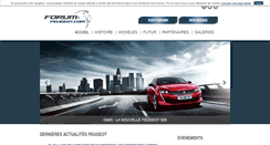Desktop Screenshot of forum-peugeot.com