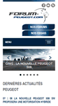 Mobile Screenshot of forum-peugeot.com